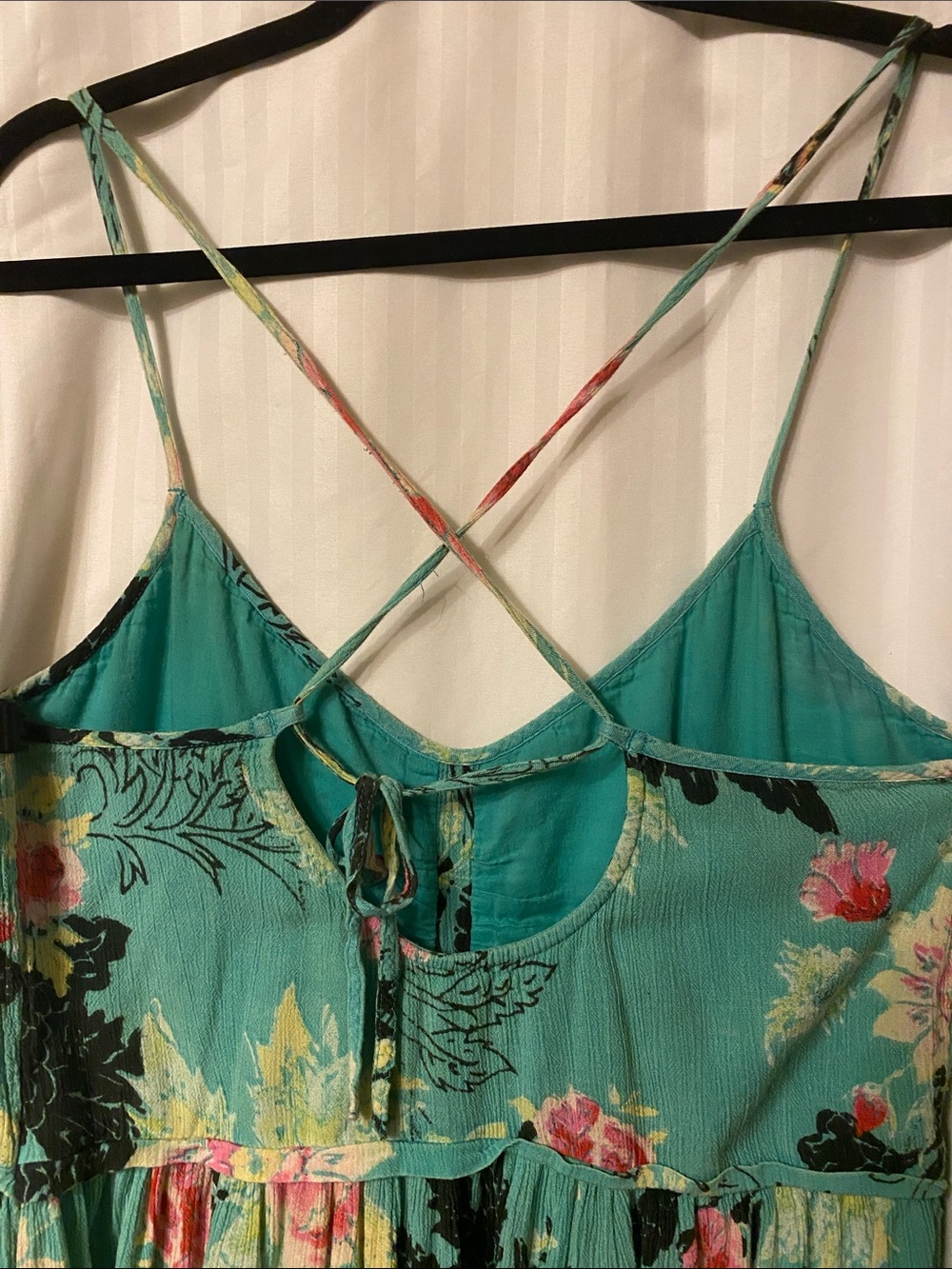 Billabong Turquoise Floral Sundress - Picture 6 of 6